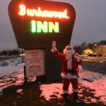 Santa's first visit to the Burkewood